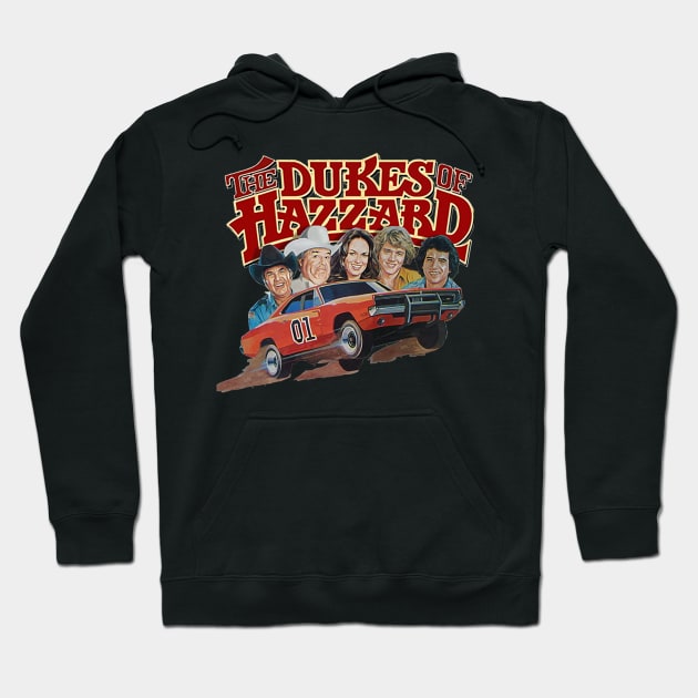 Dukes of Hazzard Stunts Hoodie by BilodeauBlue